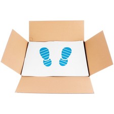 500x EINWEG FUßMATTEN 500x380